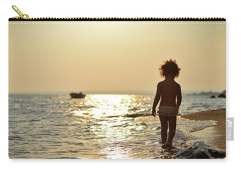 Child Zip Pouch featuring the photograph The Best Is Yet To Come by Copyright Radu Dan