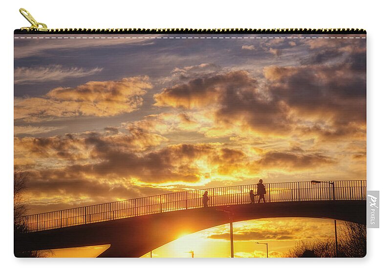 Bridge Zip Pouch featuring the photograph The Bridge of Sighs by Micah Offman