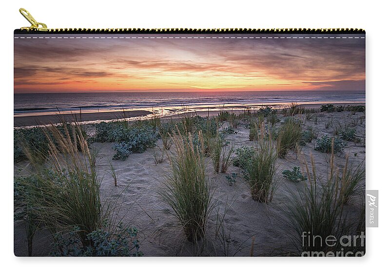 Natural Landscape Carry-all Pouch featuring the photograph The Dunes In The Sunset Light by Hannes Cmarits
