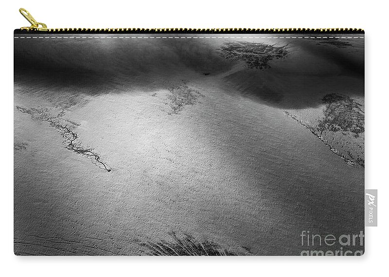 Water Zip Pouch featuring the photograph The Glacier by Gunnar Orn Arnason