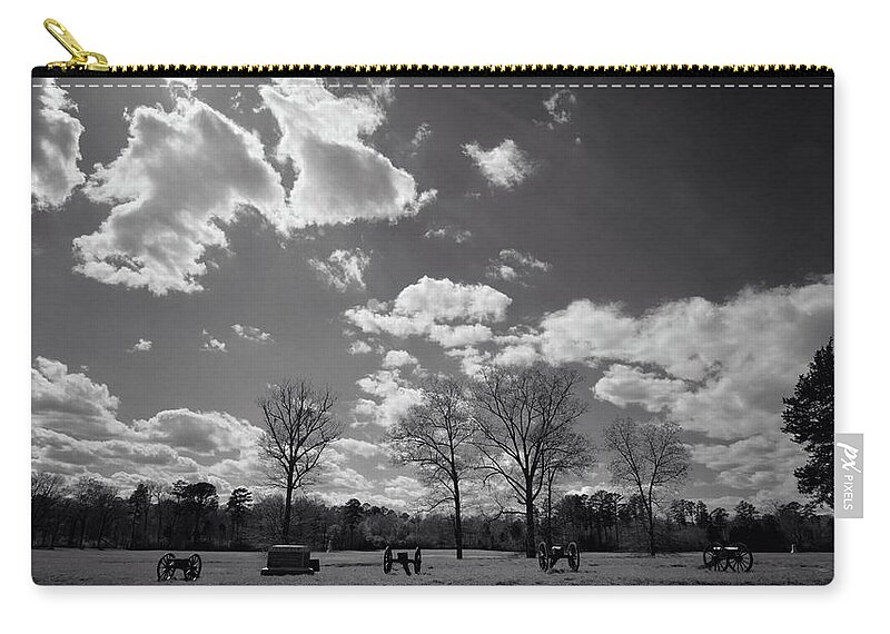 Spring Zip Pouch featuring the photograph The Illinois Line by George Taylor