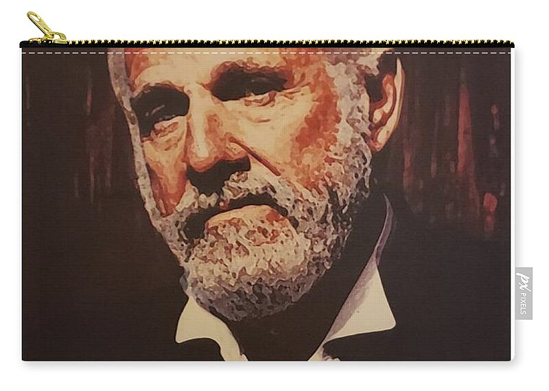 The Most Interesting Man In The World Zip Pouch featuring the photograph The Most Interesting Man In The World by Rob Hans
