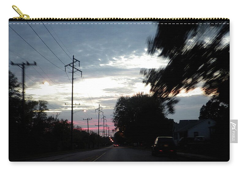 Motion Zip Pouch featuring the photograph The Passenger 02 by Joseph A Langley