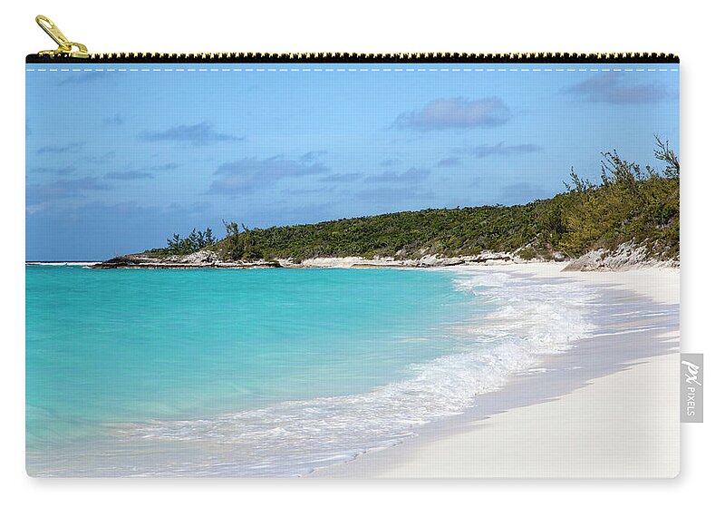 Nature Zip Pouch featuring the photograph The Real Beach by Ramunas Bruzas