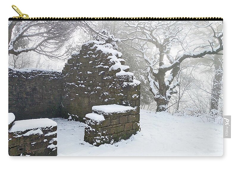 Snow Carry-all Pouch featuring the photograph The Ruined Bothy by Lachlan Main