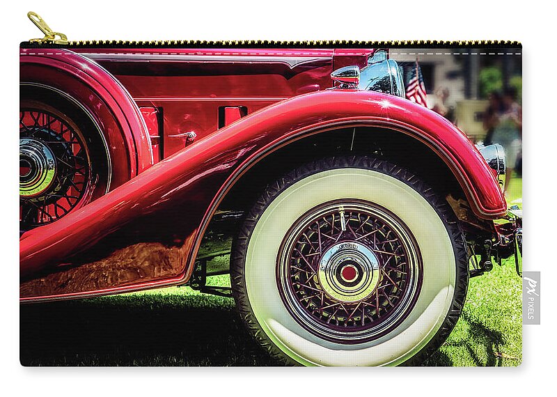 1930 Zip Pouch featuring the photograph The Thirties by Bill Chizek