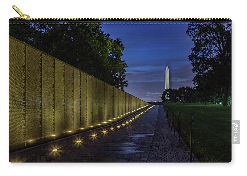 Dawn Carry-all Pouch featuring the photograph The Wall at Dawn by Rod Best