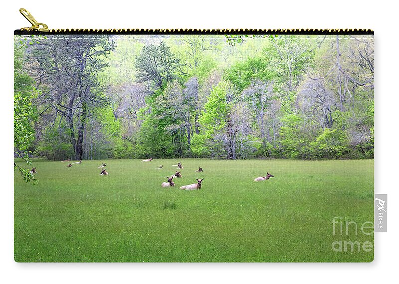 There Is Peace In The Air Zip Pouch featuring the photograph There Is Peace In The Air by Felix Lai
