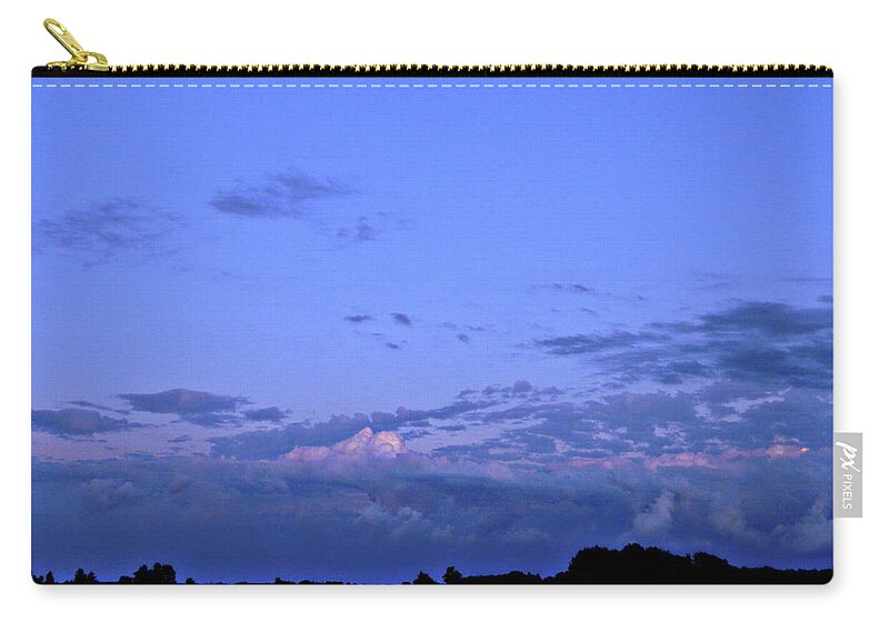 These Clouds Zip Pouch featuring the photograph These Clouds 7 by Cyryn Fyrcyd