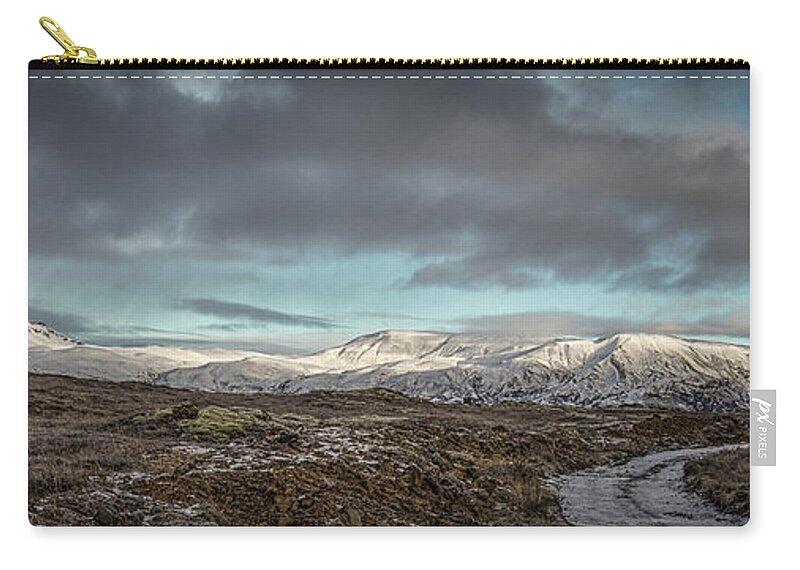 Mountain Zip Pouch featuring the photograph Thingvellir National Park, Iceland by Nigel R Bell