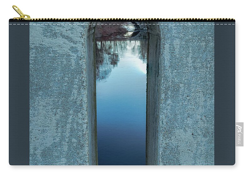Water Zip Pouch featuring the photograph Through The Key Hole by William Bretton