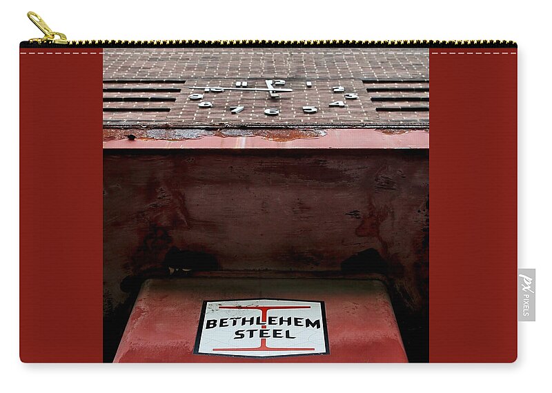 Bethlehem Zip Pouch featuring the photograph TimesOver by DJ Florek