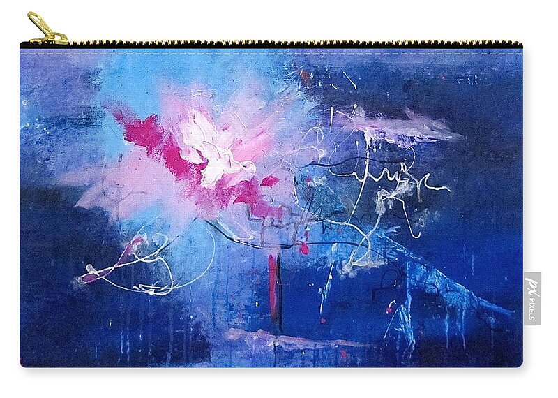 Galaxy Carry-all Pouch featuring the painting To Light The Way by Barbara O'Toole