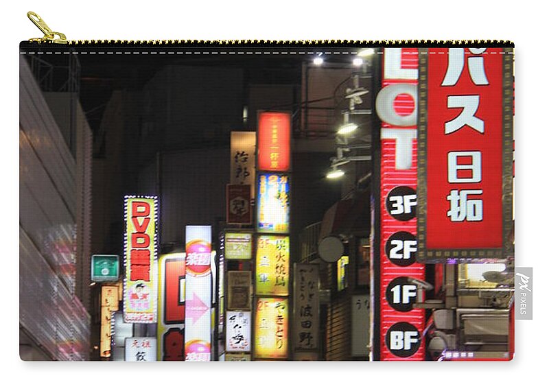 Tokyo Zip Pouch featuring the photograph Tokyo, Japan - Shibuya Crossing by Richard Krebs