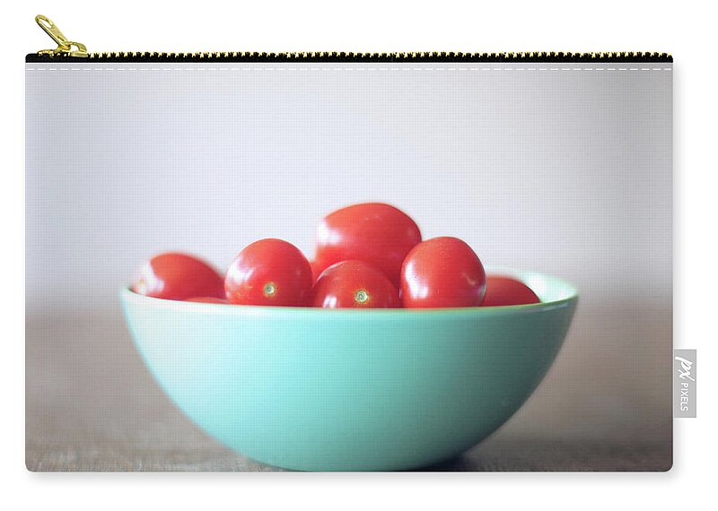 Round Rock Zip Pouch featuring the photograph Tomatoes by Rachel Place