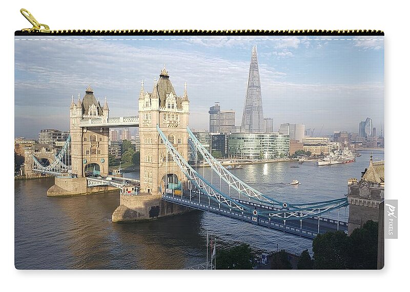 London Carry-all Pouch featuring the photograph Tower Bridge London by Peggy King