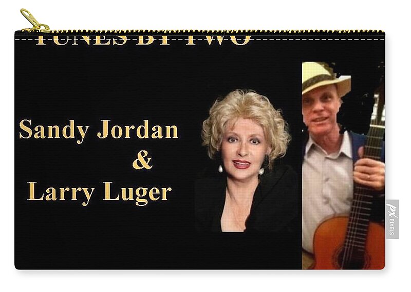 Cd Cover Art Carry-all Pouch featuring the photograph Tunes By Two by Jordana Sands