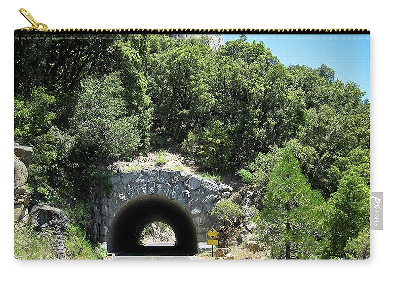 Tranquility Zip Pouch featuring the photograph Tunnel by Www.matthewandersonphotography.com
