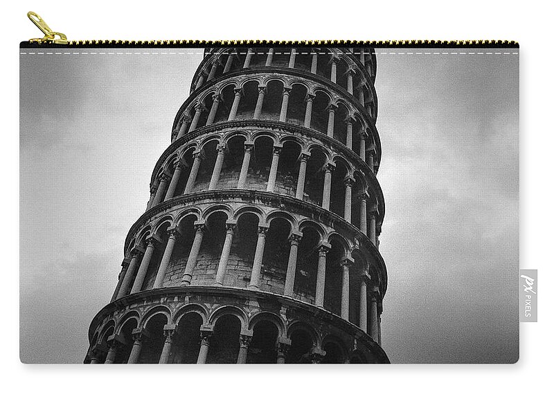 Estock Zip Pouch featuring the digital art Tuscany, Leaning Tower Of Pisa, Italy by Colin Dutton