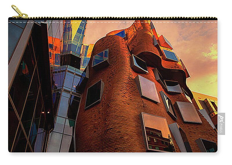 Uts Zip Pouch featuring the photograph U T S Business School Il by Andrei SKY