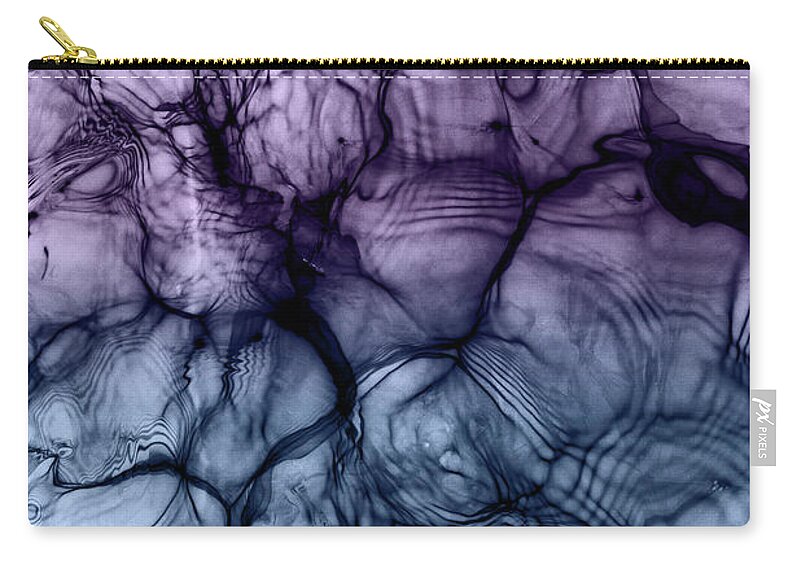 Painting Zip Pouch featuring the mixed media Undefined Abstract #2 #decor #art by Anitas and Bellas Art