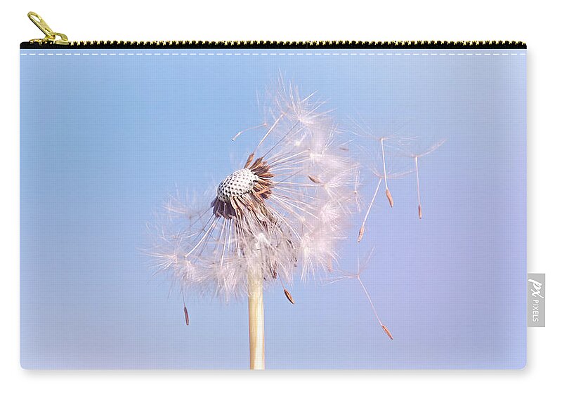 Dandelion Zip Pouch featuring the photograph Under The Blue Sky by Jaroslav Buna