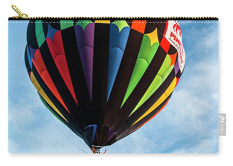 Graphics Zip Pouch featuring the photograph Up Up and Away by Ginger Stein