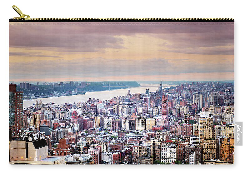 Tranquility Zip Pouch featuring the photograph Upper West Side, New York City by Tony Shi Photography