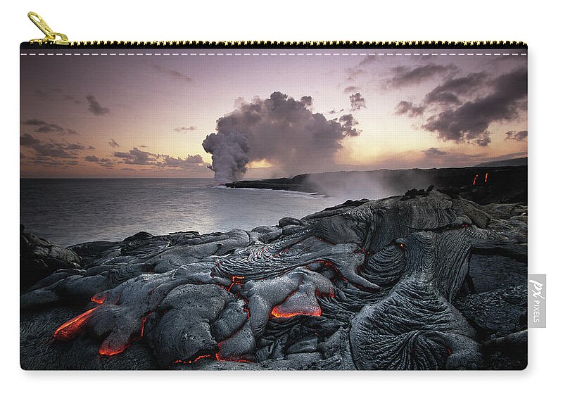 Scenics Carry-all Pouch featuring the photograph Usa, Hawaii, Volcanoes National Park by Art Wolfe