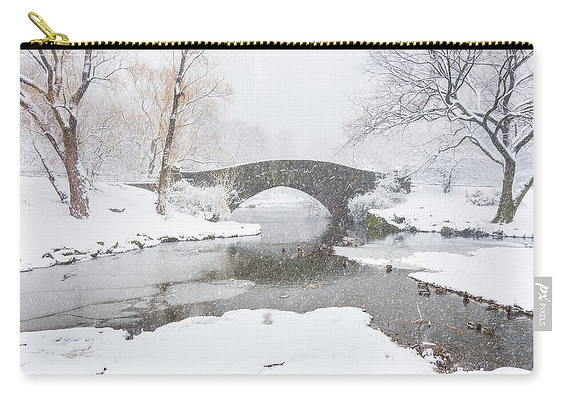 Scenics Zip Pouch featuring the photograph Usa, New York, New York City, Central by Tetra Images