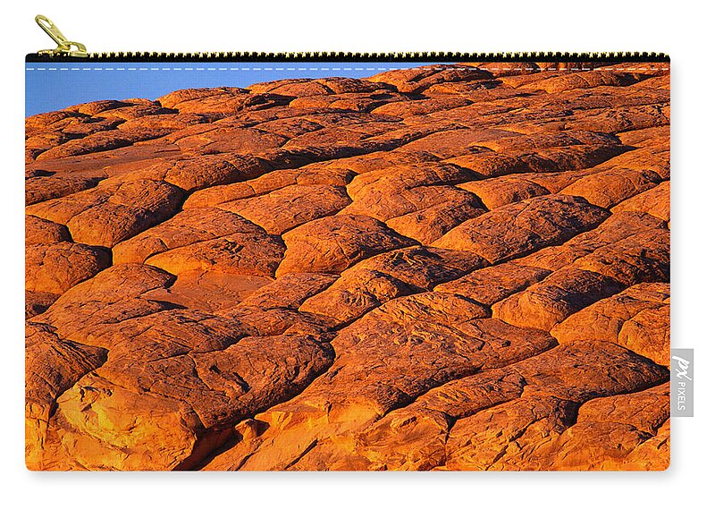 Geology Zip Pouch featuring the photograph Usa, Utah, Zion National Park,sandstone by Art Wolfe