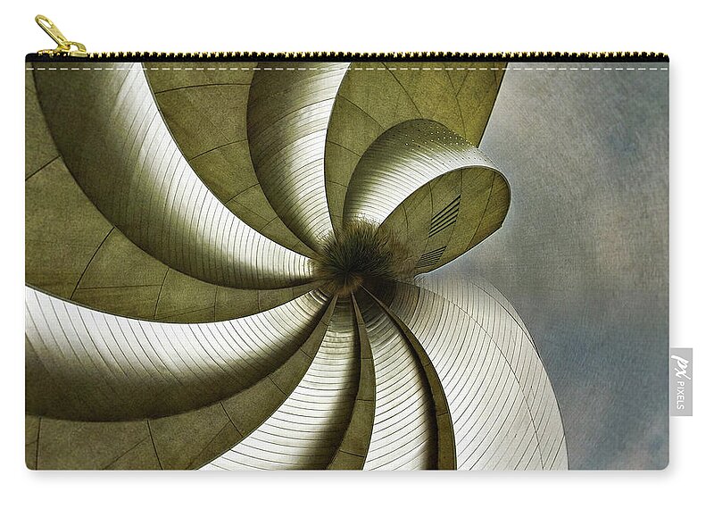 Variations Zip Pouch featuring the photograph Variations On Kauffman Perfmorming Arts Center by Doug Sturgess