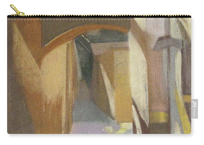 Architecture Zip Pouch featuring the painting View of Italian Arch by Suzanne Giuriati Cerny