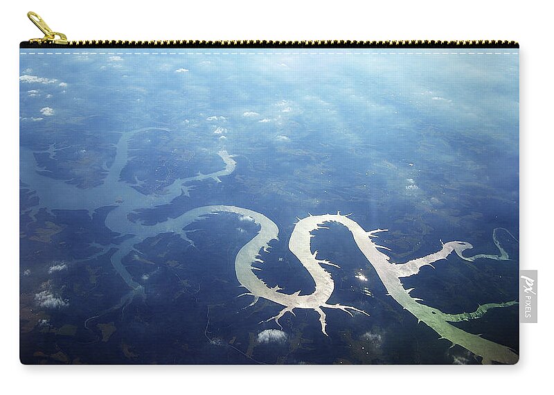 Scenics Carry-all Pouch featuring the photograph View Of Lake Of Ozarks by Copyright John Picken