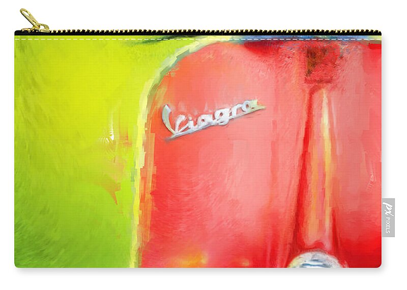 Vigor Carry-all Pouch featuring the painting Vigor by Vart Studio