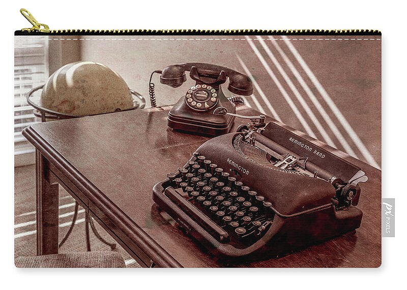 Yesterday Zip Pouch featuring the photograph Vintage by Marcy Wielfaert
