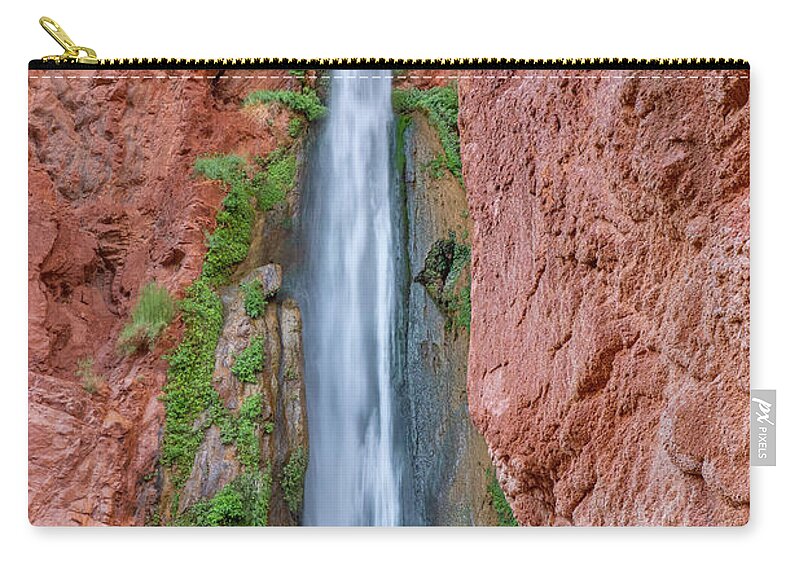 Jeff Foott Zip Pouch featuring the photograph Waterfall On Deer Creek by Jeff Foott