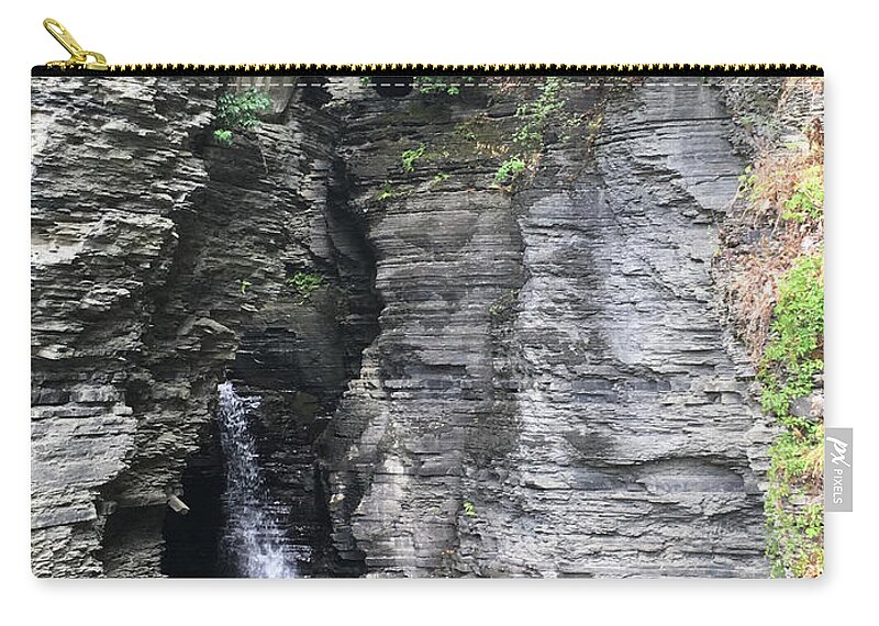 Watkins Glen Zip Pouch featuring the photograph Watkins Glen NY by Aicy Karbstein