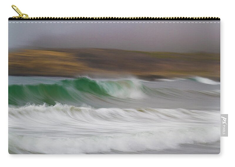California Zip Pouch featuring the photograph Wave by Archi Trujillo