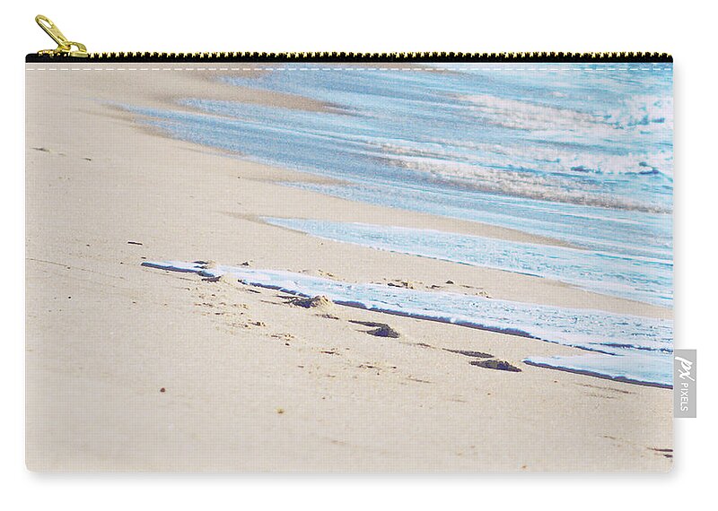 Tranquility Zip Pouch featuring the photograph Wave by By Giselle Azevedo