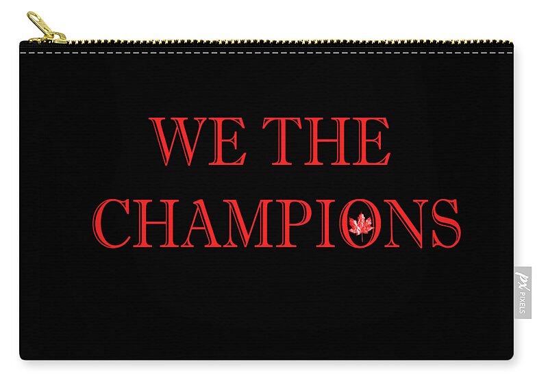 Champions Zip Pouch featuring the photograph We The Champions by Marlin and Laura Hum