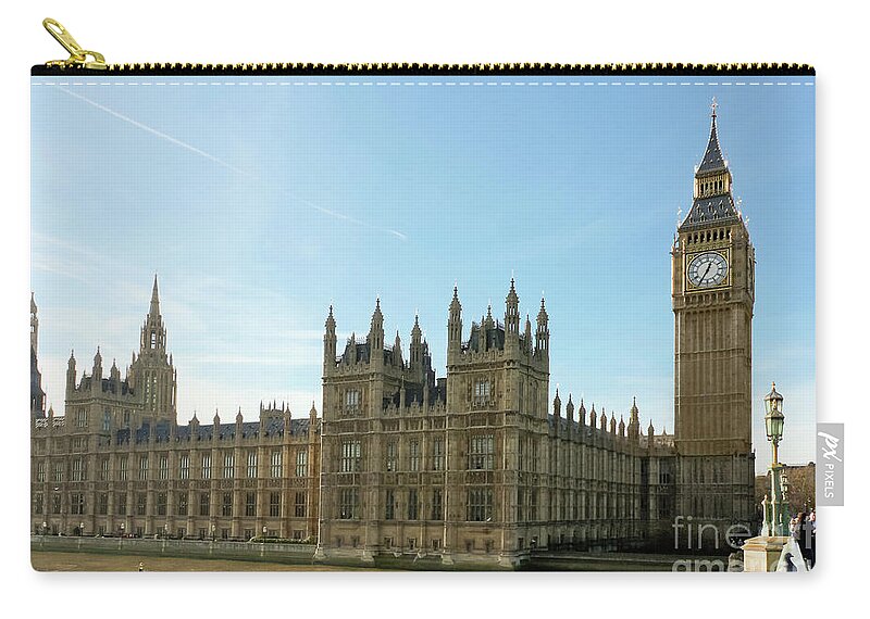 City Zip Pouch featuring the photograph Westminster Bridge by Terri Waters