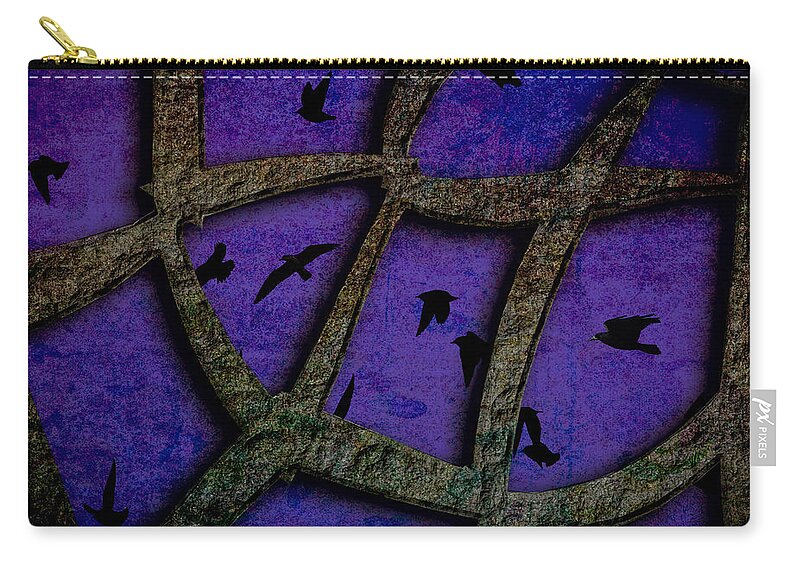 Photography Zip Pouch featuring the photograph What Evil Lurks by Paul Wear