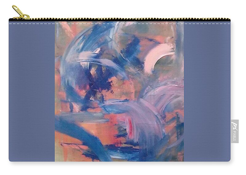  Zip Pouch featuring the painting Winds by Beverly Smith