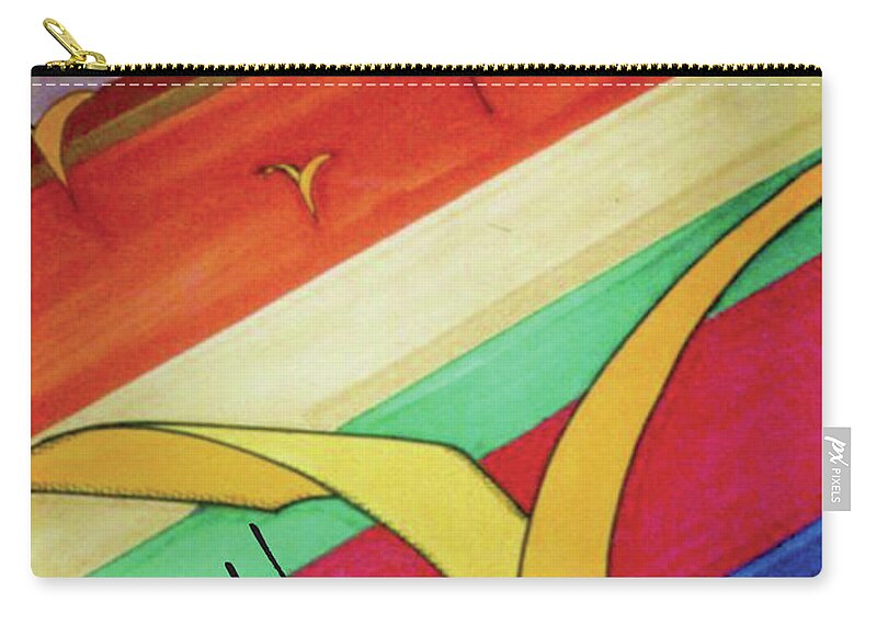  Zip Pouch featuring the digital art Wings2 by Jimmy Williams