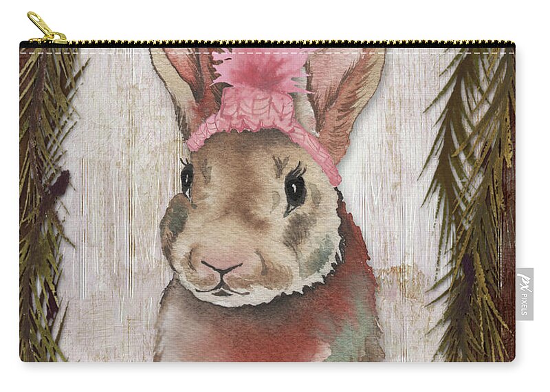 Woodland Carry-all Pouch featuring the painting Woodland Animals II by Elizabeth Medley