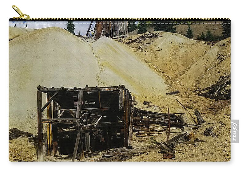 Mine Zip Pouch featuring the photograph Yankee Girl Mine by Elizabeth M