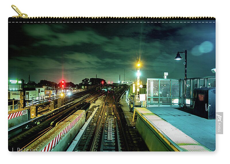 Mta Zip Pouch featuring the photograph Yellow, Green by Peter J DeJesus