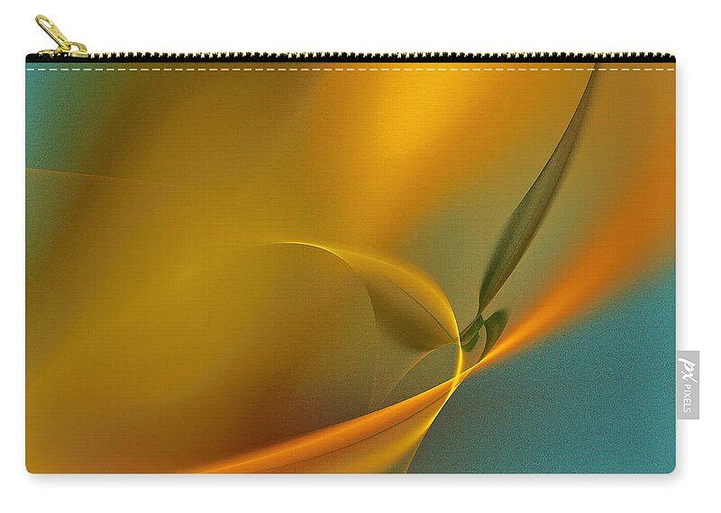 Orange Color Carry-all Pouch featuring the photograph Yellow Lights by I Dedicate This Creation To You All Dream Makers... Realeoni