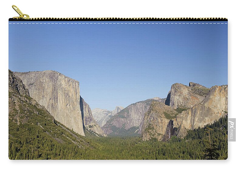 Scenics Zip Pouch featuring the photograph Yosemite National Park, Yosemite Valley by Michele Falzone